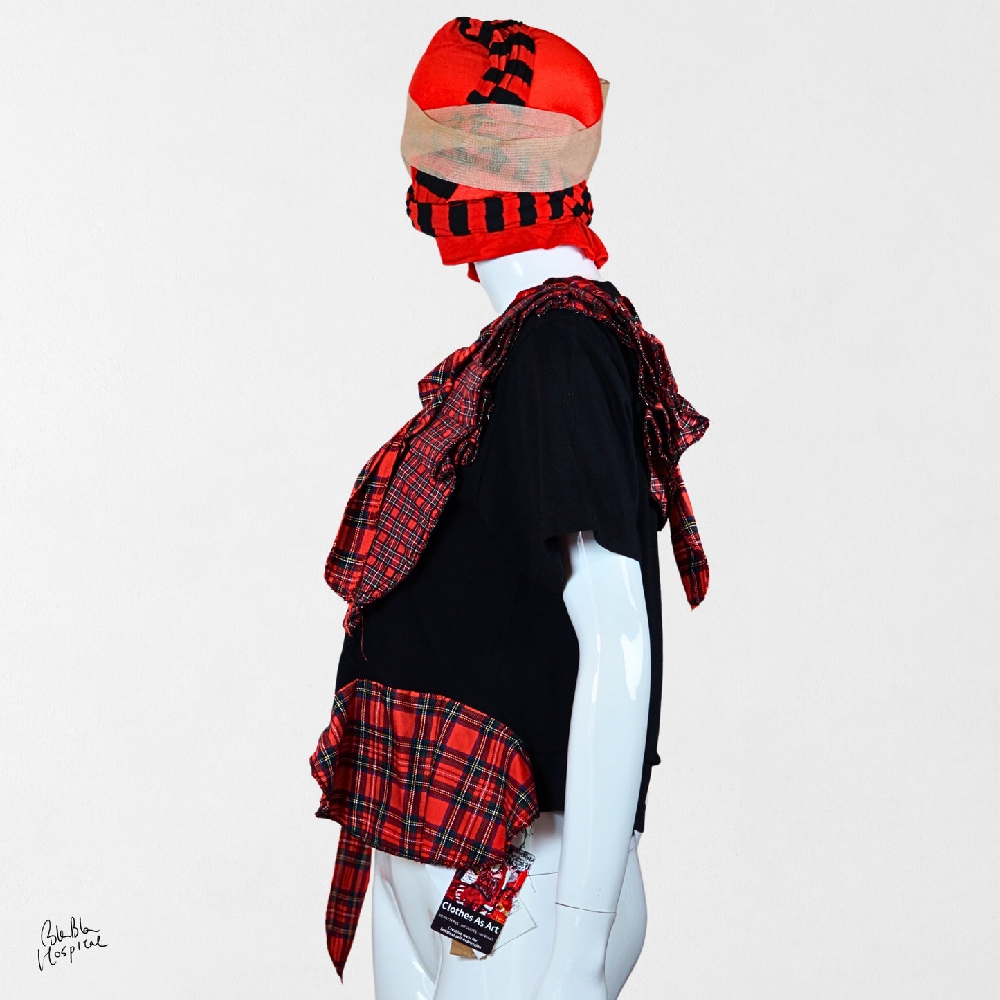 Heart No.001 | 赤黒記憶装置 シリーズ – 黒 T-shirt