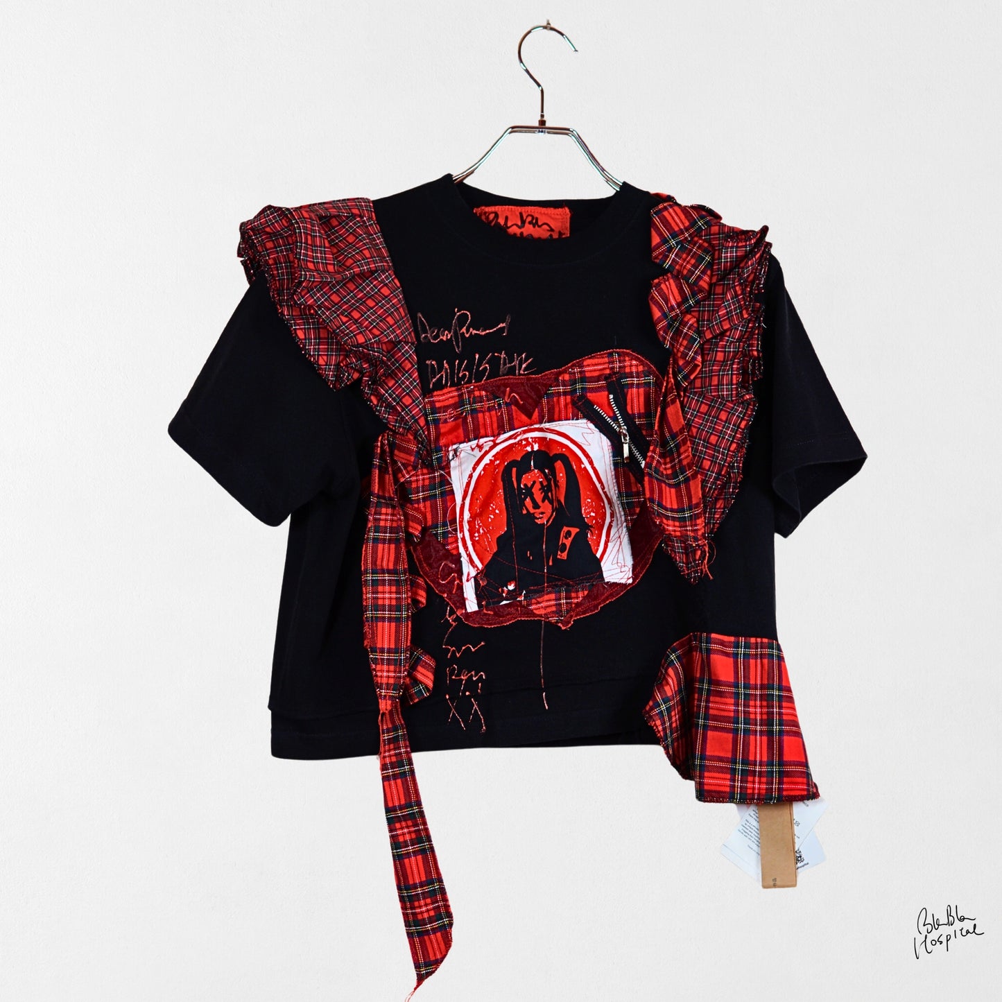 Heart No.001 | 赤黒記憶装置 シリーズ – 黒 T-shirt