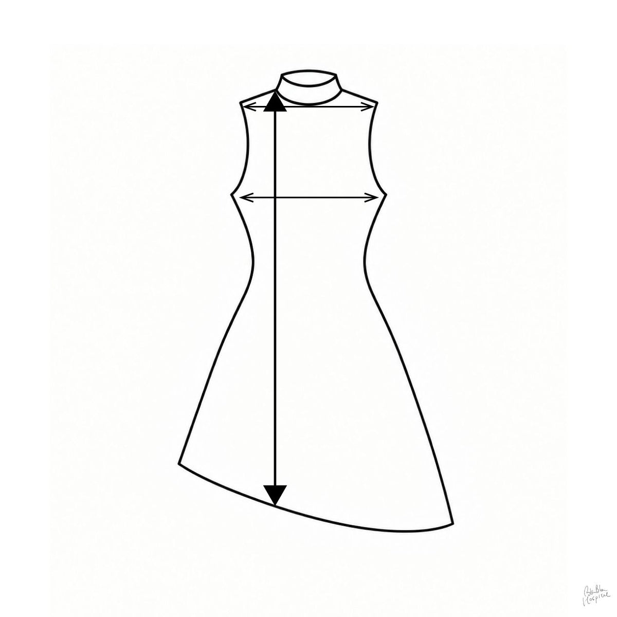 BLABLA Nurse | Light Blue Sleeveless Dress