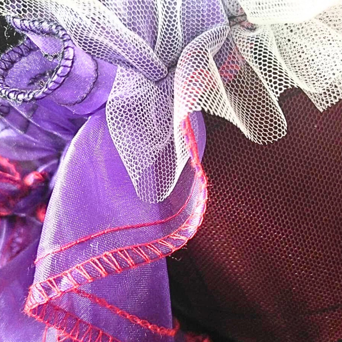 Purple – Black Nurse Cap