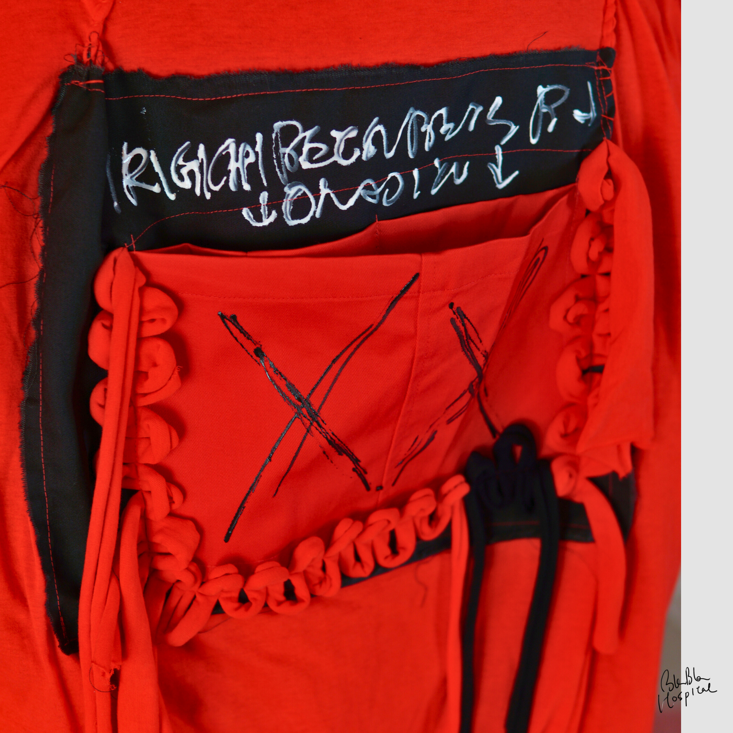 Carry the Whole Blabla World 00.4 | Improvised Knit Work - Art Tote Bag