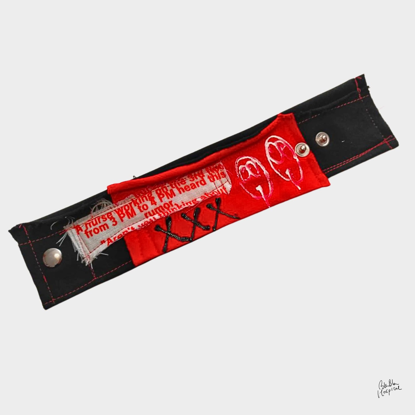 Twinmood Wristband Collection | Black with Red
