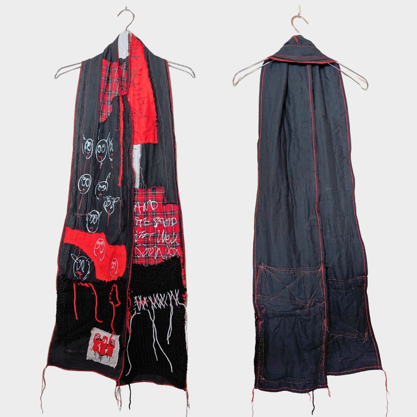 Heart No.013 | Long Double Gauze Wrap – 220 cm