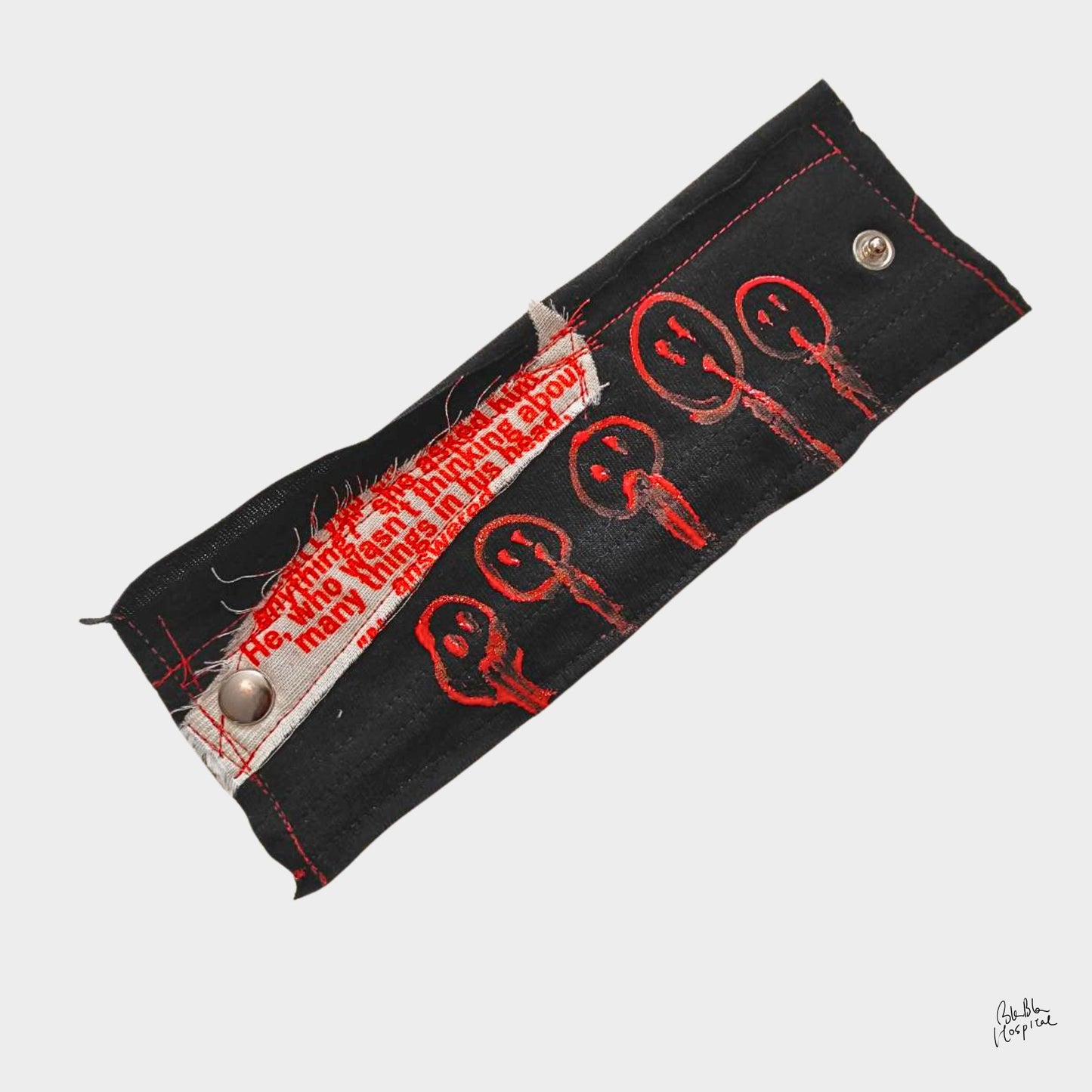 Twinmood Wristband Collection | Black with Red