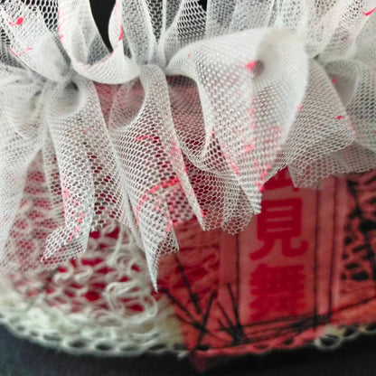 White Hospital OMIMAI Design – Black Nurse Cap