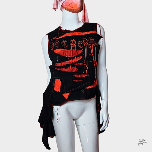 Twinmood – No.01a | Sleeveless Black Top