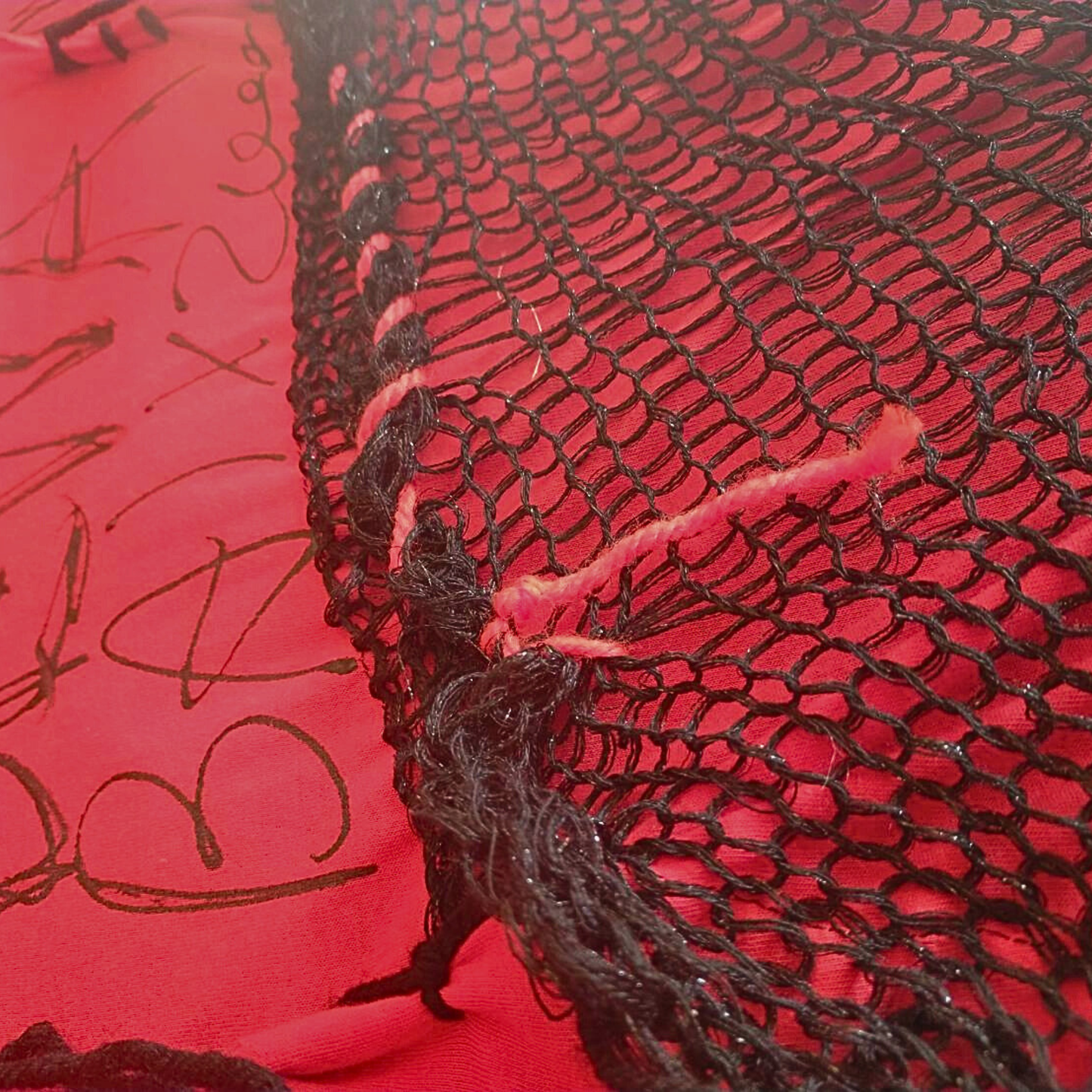 Carry the Whole Blabla World 00.4 | Improvised Knit Work - Art Tote Bag