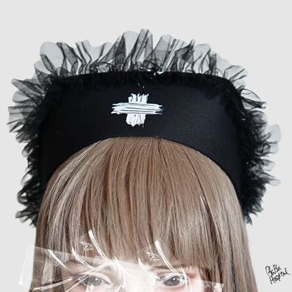 White Paint – Black Nurse Cap