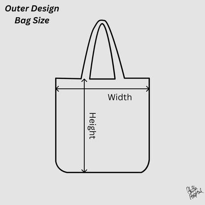 Carry the Whole Blabla World 00.1 | Red and White Gingham　- Art Tote Bag