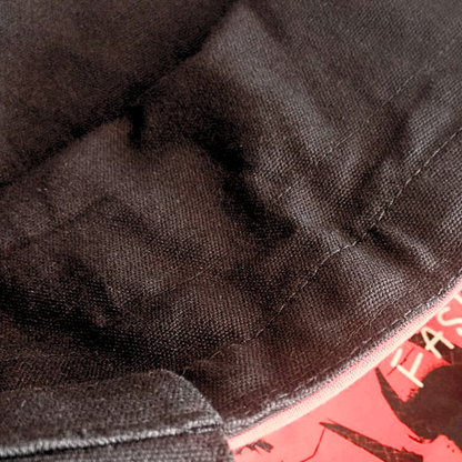 Carry the Whole Blabla World 00.2 | Black and Red Fashion Sick - Art Tote Bag