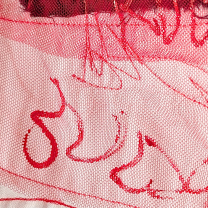 White Ward – No.02 | Black Cross Double Gauze Sleeveless Top