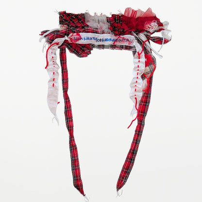 Headpiece - Mixed Tartan