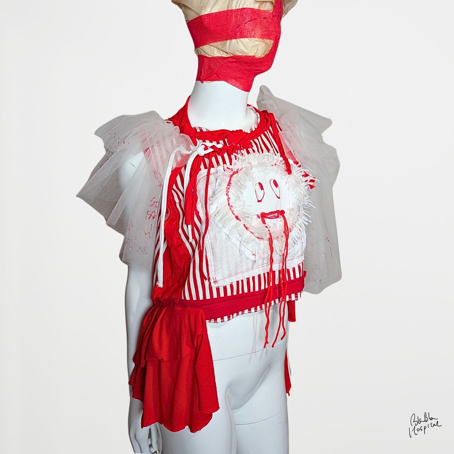 Sleeveless Top -  Stripey memory