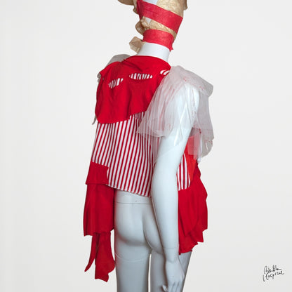 Sleeveless Top -  Stripey memory
