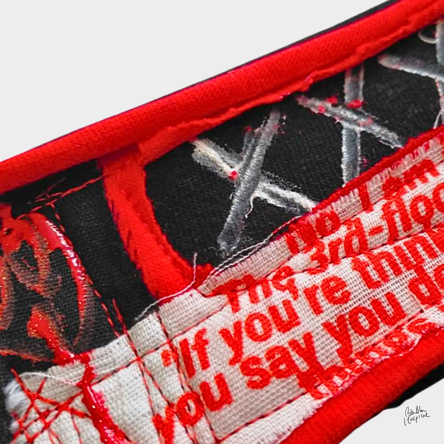 Twinmood Wristband Collection | Black with Red