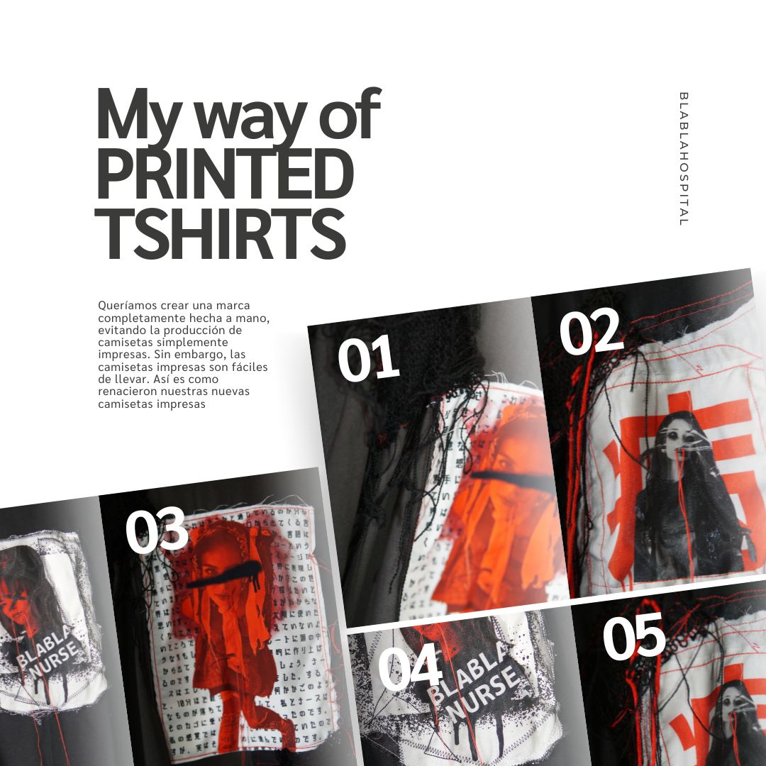 Die „bedruckte“ T-Shirt-Knit-Patch-Design-Kollektion