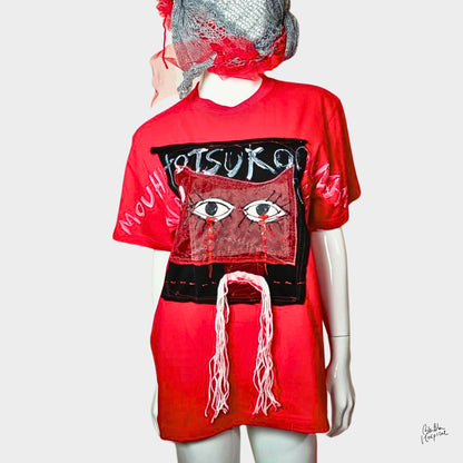Twinmood – No.02b | “Presence of Eyes” T-shirt (Red)