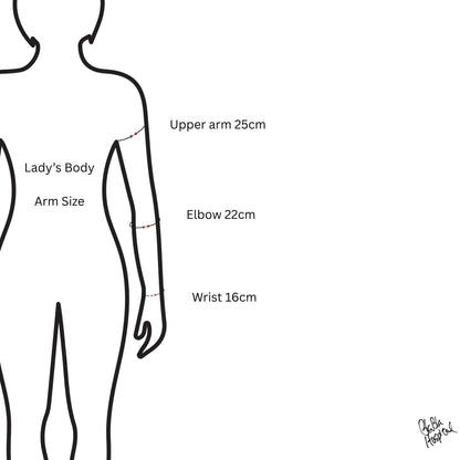 Super Long Length Original Knit patch Arm cover *Sold individually