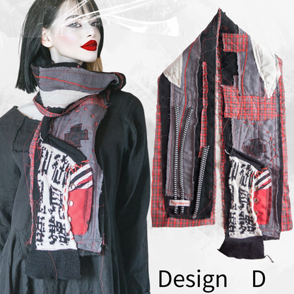 Blabla  Punk Scarf Collection Handmade In Tokyo : Please pick a design!　【152ｃｍ】