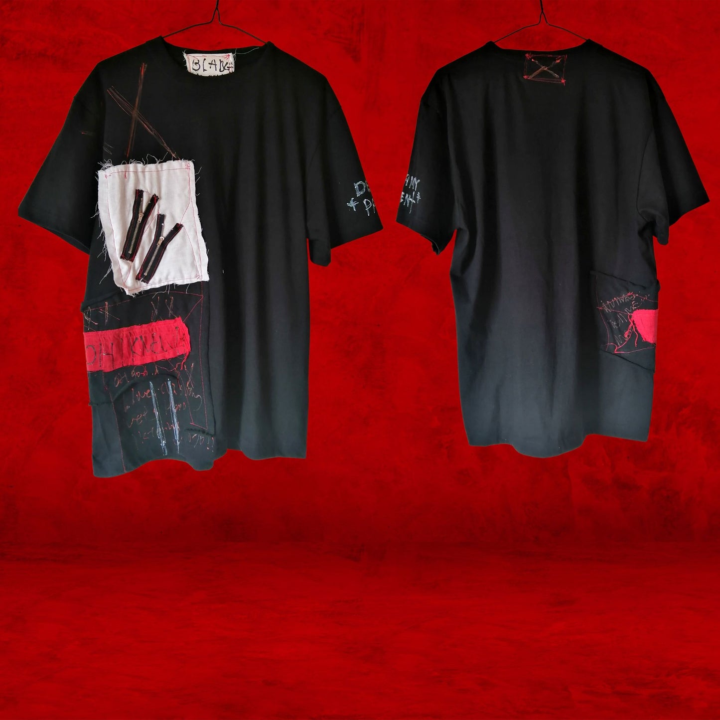 Unisex Tokyo Punk Schwarzes T-Shirt