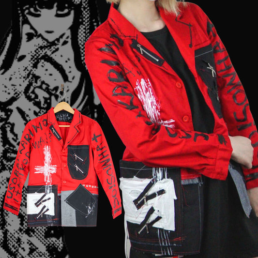 Tokyo Punk Fashion Red Jacket