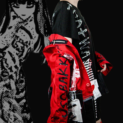 Tokyo Punk Fashion Rote Jacke