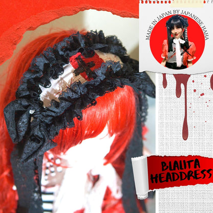 Japanese Gothic and Lolita Fashion headdress Handmade