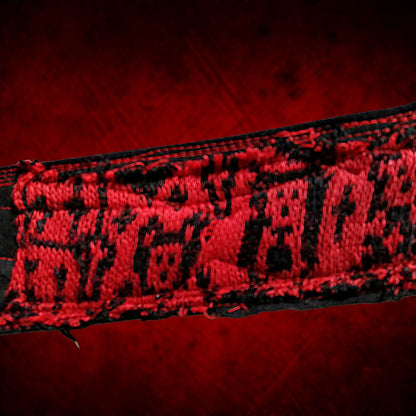 Blabla Patientenarmband Tokyo Punk 2023! Original gestricktes Design Schwarzes und rotes Armband FACES