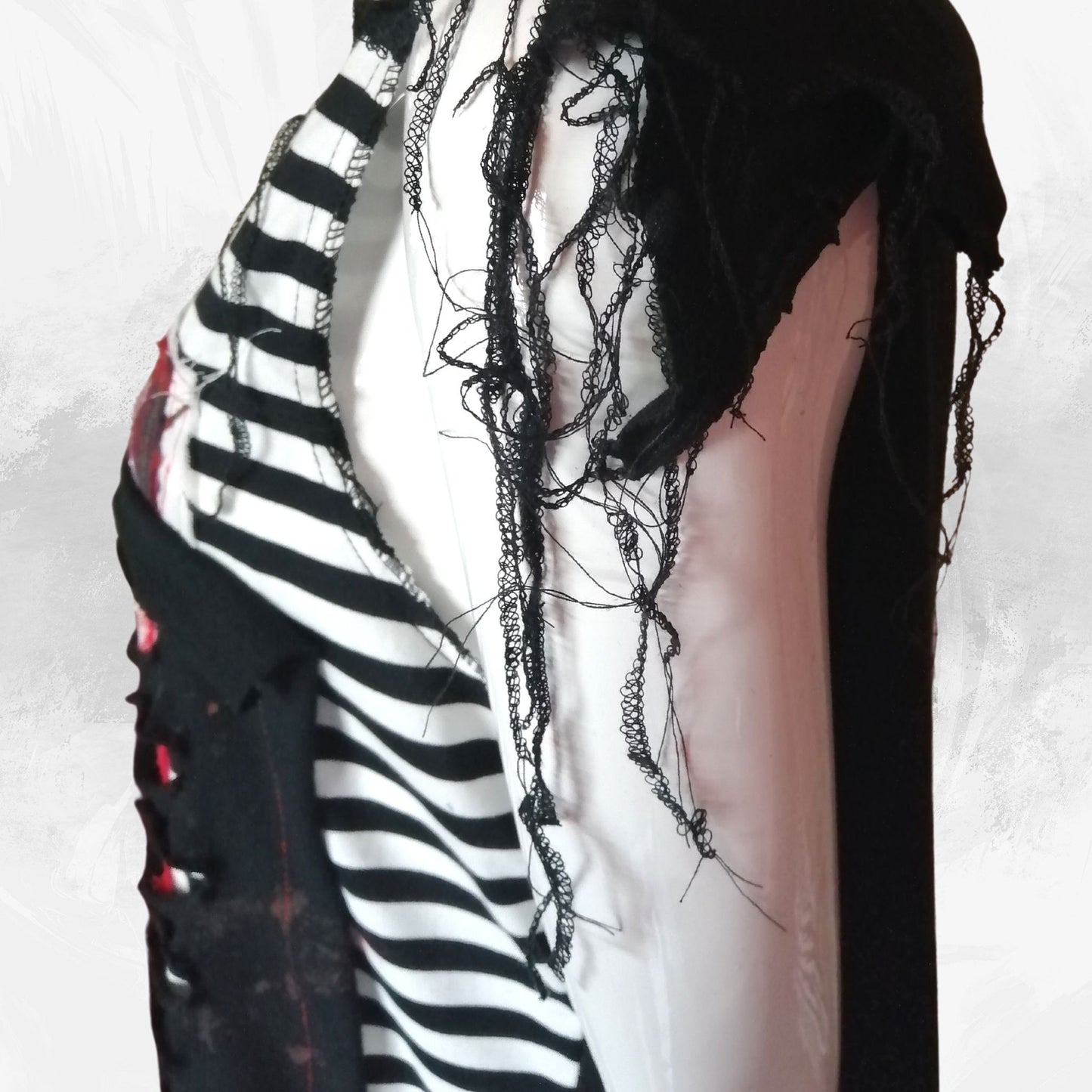 Tokyo Punk Fashion   Handmade Sleeveless  Pullover Dress