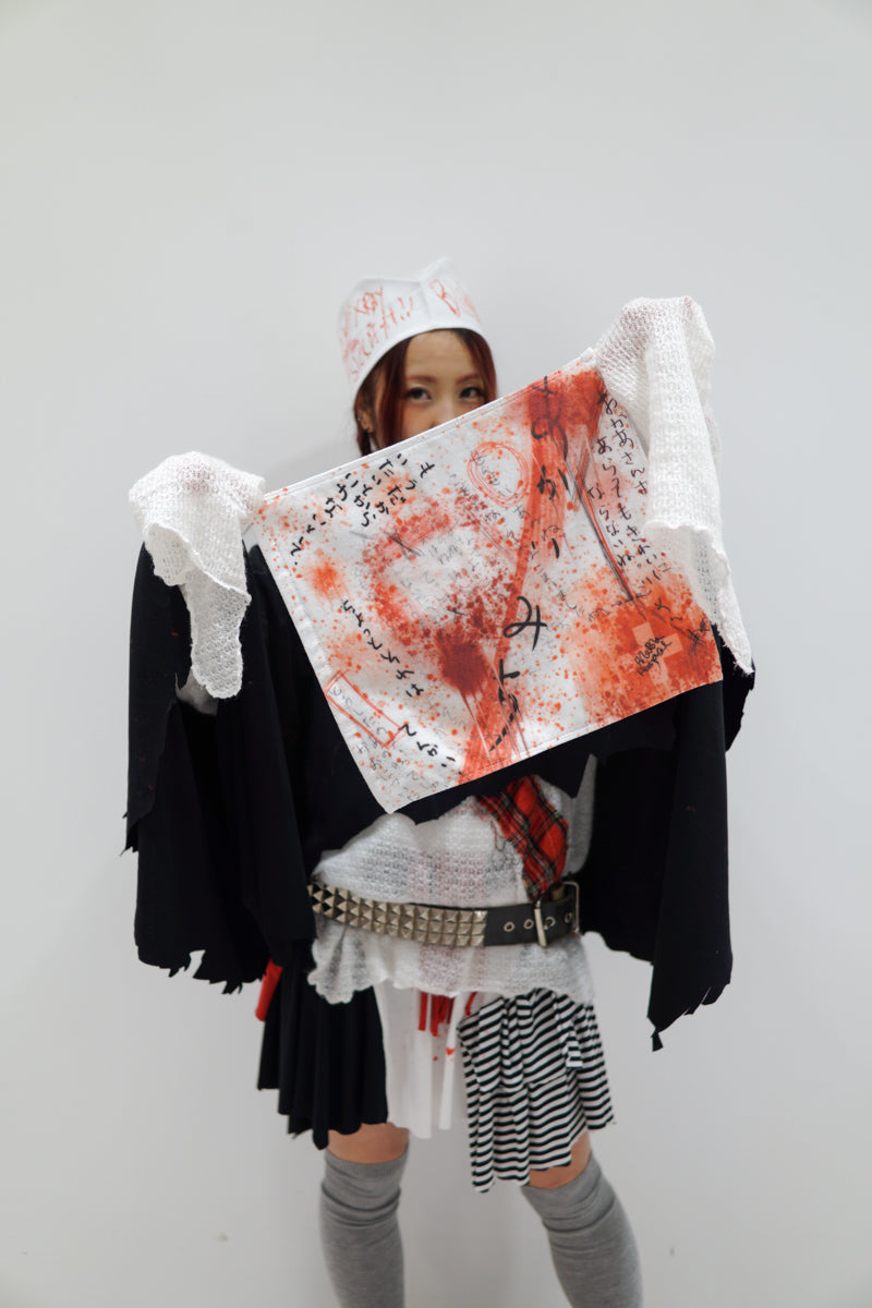 Japanese Horror blutiges Mini-Handtuch