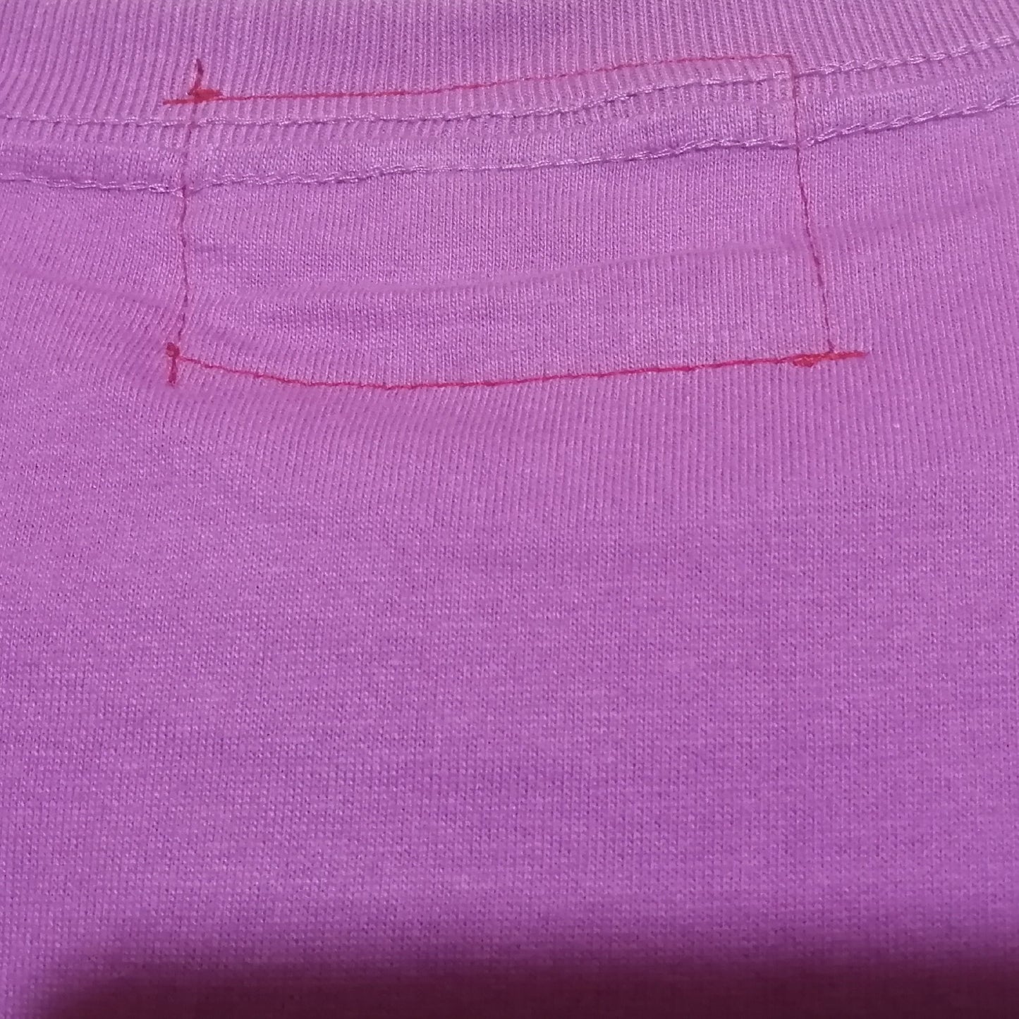 White Lace Ribbon x  Cross paint  Light Purple T-shirt　